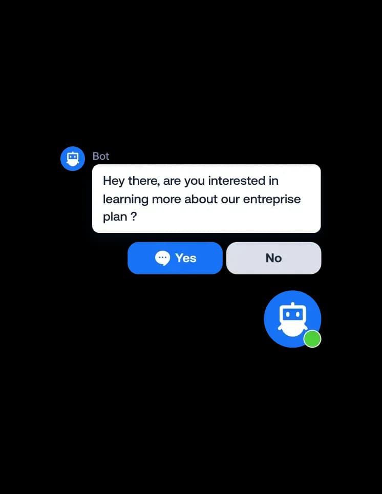Website behavior illustration